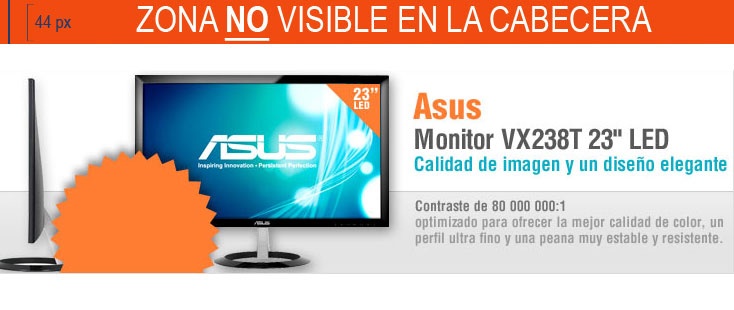 Monitores de distintas pulgadas